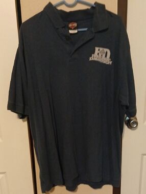 Harley-Davidson Navy Blue Short Sleeve Polo with Chest Logo